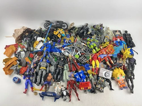 Action Figure Lot Vintage Modern Huge Accessories Weapons Marvel DC McFarlane