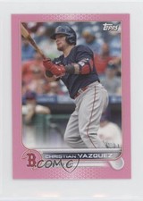 2022 Topps Mini Pink 23/25 Christian Vazquez #63 5b4