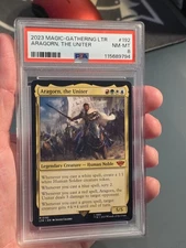 Aragorn, the Uniter - M0192 Reg - Lord of the Rings - Magic the Gathering PSA 8