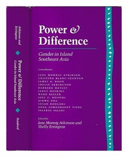 Atkinson, Jane Monnig; Errington, Shelly Power Und Difference: Gender In Island