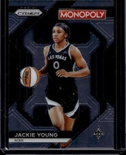 Jackie Young 2024 Panini WNBA Monopoly Prizm #WNBA15 Insert