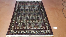 Per'sian Tribal Rug 3.6 x 5, Zili Sultan Pattern, Wool