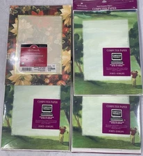 Vintage Hallmark Connections Computer Paper, Four 20 Sheet Packs