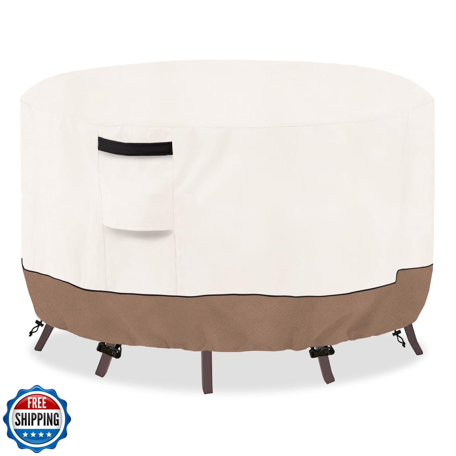 Waterproof Patio Furniture Covers, Round Pa
