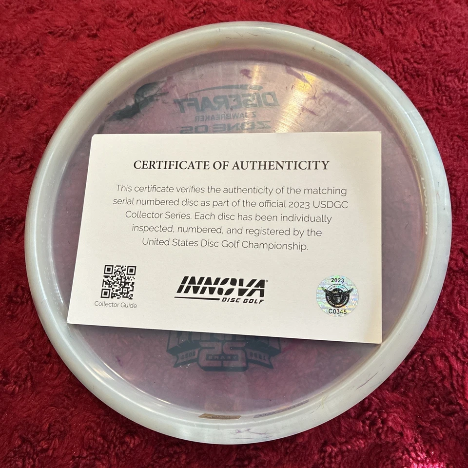 2023 USDGC Discraft z Jawbreaker Zone OS Nuevo  Foto 3 de 3