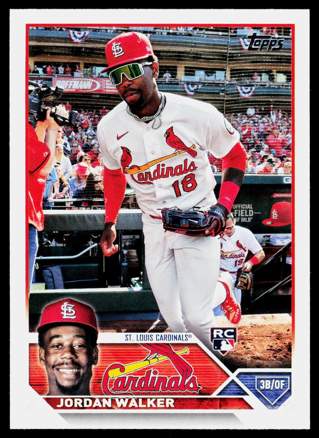 2023 Topps Rookie Variations (blue Retail) Jordan Walker #344 St. Louis