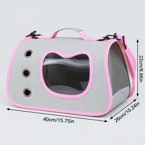 Grey Fabric Pet Carrier Bag, photo 3