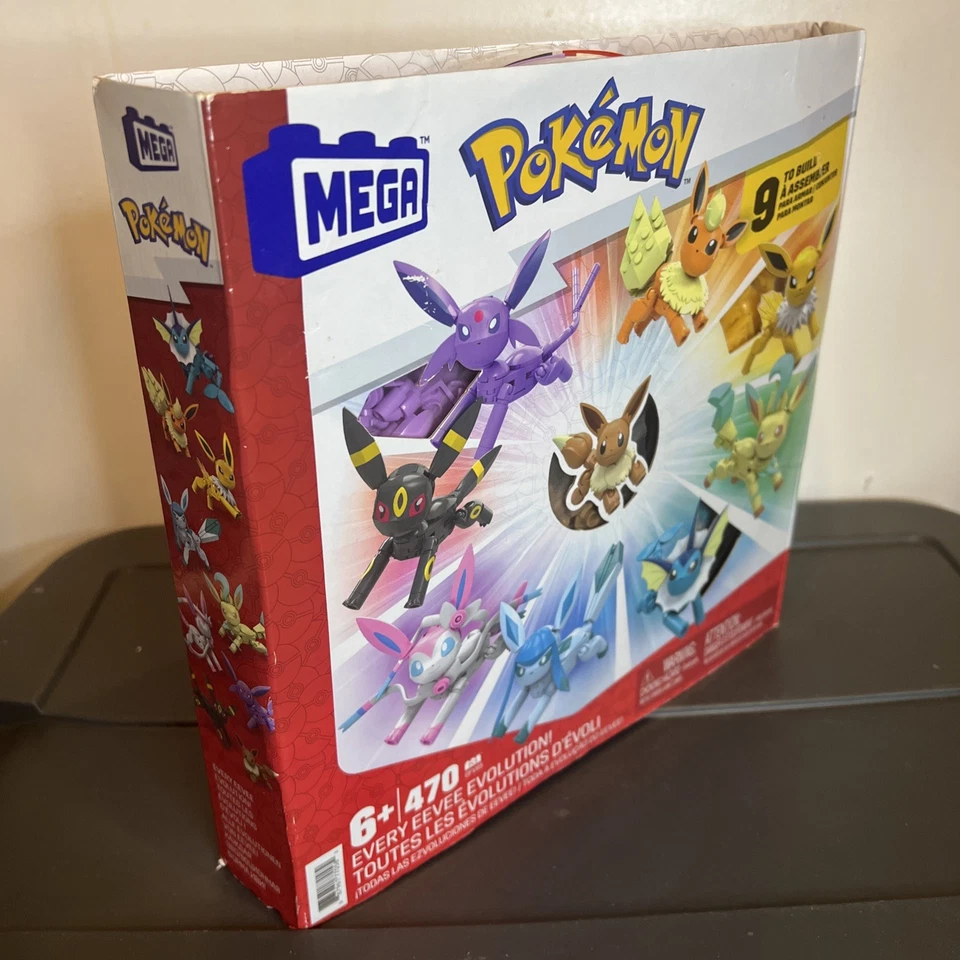 Mega Pokémon Construx Pokemon Eevee Evolution Building Set 470pcs New In Box!!!! - Image 2 of 4