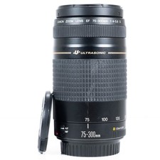 Canon 75-300mm F/4.0-5.6 II USM Full Frame Auto Focus EF Mount Telephoto Lens