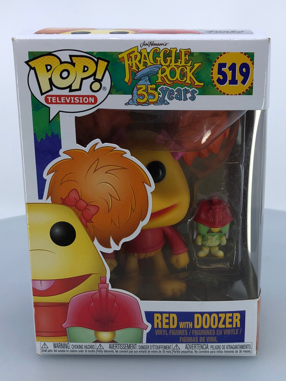Funko Pop! Television Fraggle Rock Red With Doozer #519 Vinyl Figure Damaged
