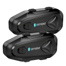 Q4 Motorcycle Bluetooth Communication System Headset Intercom, 4 Riders 1500m...