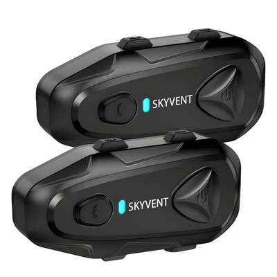 Q4 Motorcycle Bluetooth Communication System Headset Intercom, 4 Riders 1500m...