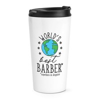 World's Best Friseur Reise Becher Tasse Worlds Favorit Scherz Superheld Lustig