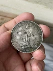 1898 British Hong Kong Trade Dollar Silver Coin Chopmarked