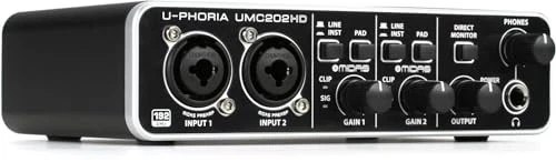 Behringer U-Phoria UMC202HD USB Audio Interface aus Japan