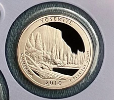 2010 S ATB QUATER YOSEMITE - CALIFORNIA CLAD PROOF SINGLE Gem Deep Cameo