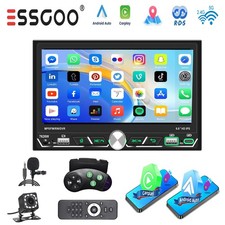 7" CarPlay Wince Android Auto Autoradio 2 DIN GPS NAVI MIK WIFI Bluetooth + KAM