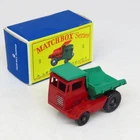 Matchbox - 2 Muir-Hill Dumper V2 - Wide Axel Post, D2 Box - Lesney Boxed