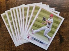 2022 Topps Series 1 Baseball 10 CARD LOT - 27 Mike Trout, Los Angeles Angels