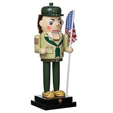 Kurt Adler C0969 Officially-licensed Boy Scout of American nutcracker, 12.5"