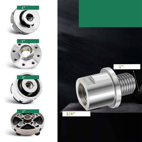 Lathe Headstock Spindle Adapter 1inx8TPI Male 5/8inx10TPI Female Threads. - Picture 13 of 24