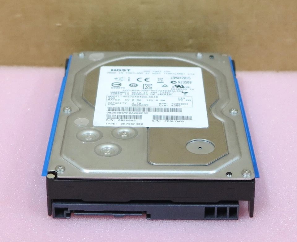 Nexsan HGST Ultrastar 7K4000 4TB 3.5" SAS 6G 7.2K FW:A280 HDD HUS724040ALS640 - Image 2 of 4
