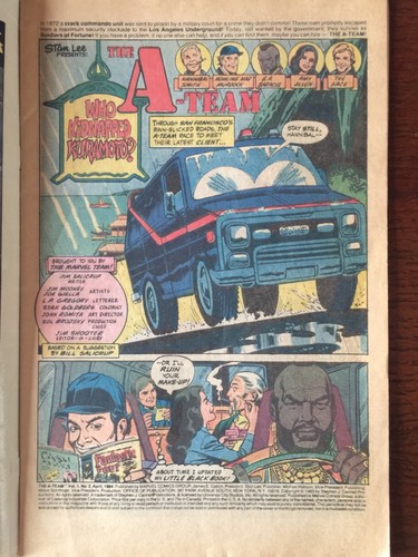 Marvel The A-Team No. 2 April 1984 8.5 VF+ - Bild 2 von 2
