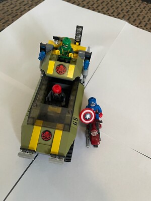 LEGO Marvel: Avengers: Captain America Vs. Hydra (76017) COMPLETE SET NO BOX