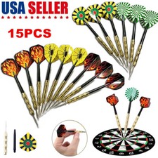 5 Sets (15Pcs) Steel Tip Professional Darts S...