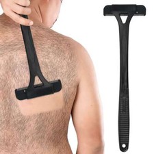 17"Back Razor Shaver Groomer Full Body Leg Hair Removal Trimmer Set Long Handle