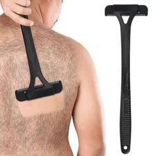 17"Back Razor Shaver Groomer Full Body Leg Hair Removal Trimmer Set Long Handle