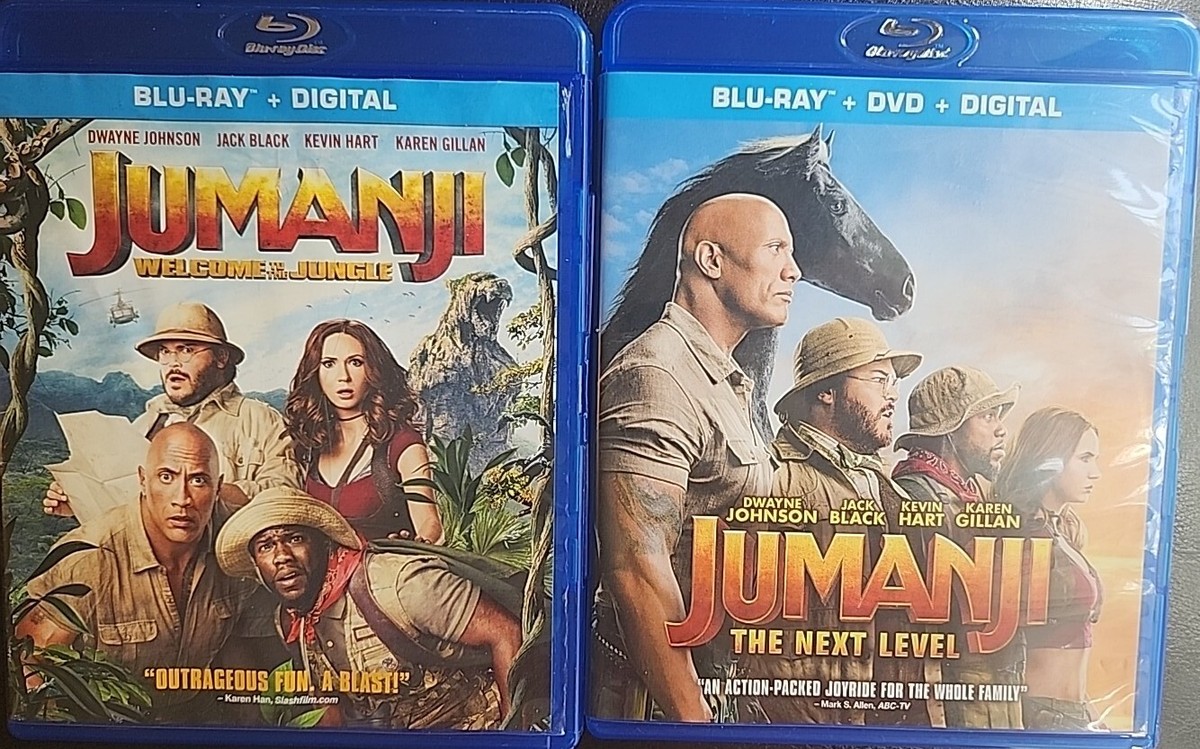 Lot Of Blu Ray Jumanji Welcome To The Jungle Jumanji The Next