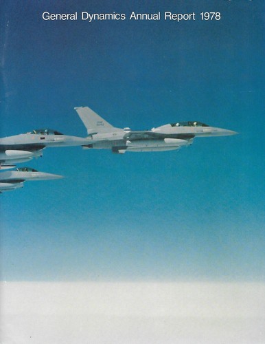 Annual Report - General Dynamics - 1978 - F-16 Missile Sub et al photos (AR118)