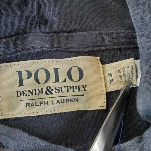 Felpa con cappuccio Polo Ralph Lauren da uomo denim grigio medio e fornitura pullover leggero - Foto 2 di 9