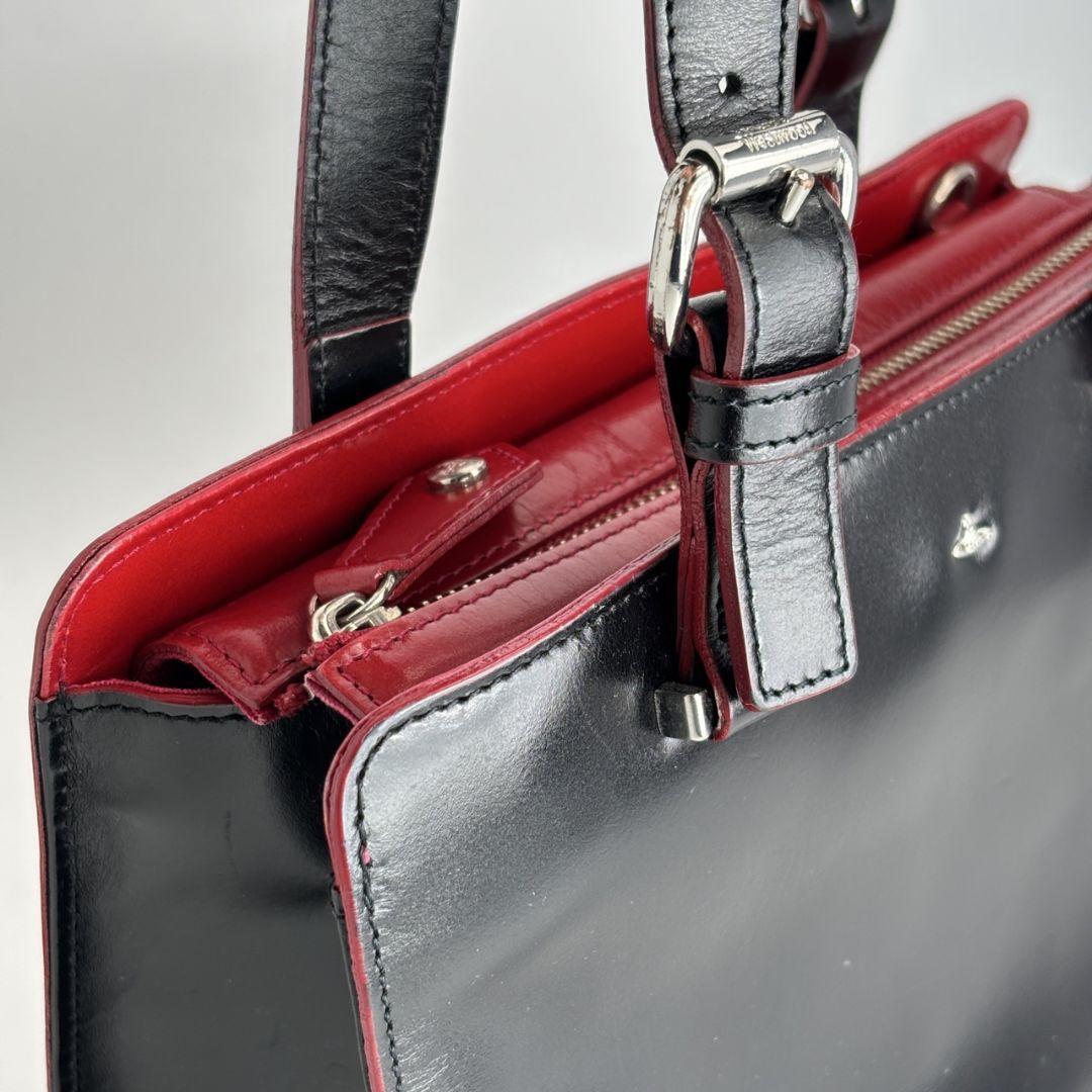 Vivienne Westwood SIMPLE ブラック×レッド 2way