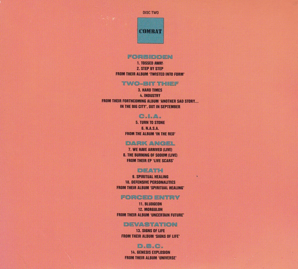 RELATIVITY / COMBAT / IN-EFFECT-SAMPLER - 3 CD - VARIOUS ARTISTS - Bild 3 von 4