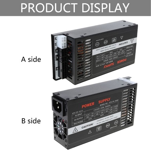110-264V 600W Full Modulars Power Supply Unit for Gaming PC Flexs ATXs 1U - Afbeelding 2 van 8