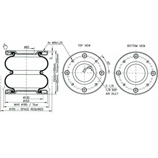 Suspension Pneumatique  Fiat Ducato 2006-2025 - X250/X290 - Imagen 4 de 4