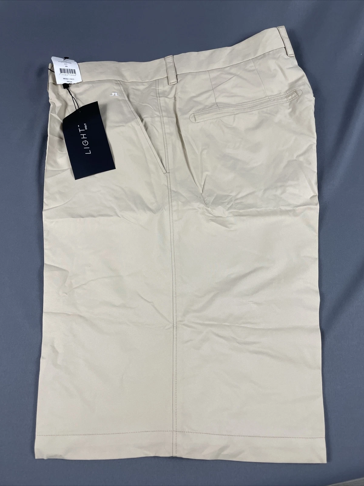J Lindeberg Golf Shorts Khaki 40 x 11 M Somle Reg Light Poly NWT MSRP $95