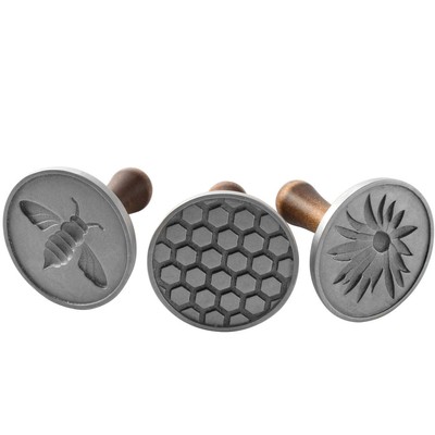 Nordic Ware 3-pc. Honeybee Cast Cookie Stamp Set |3998