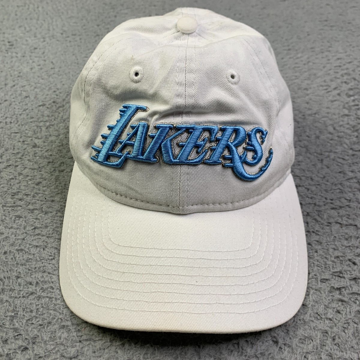 LA Lakers Hat Cap Strap Back White Blue New Era Basketball Womens