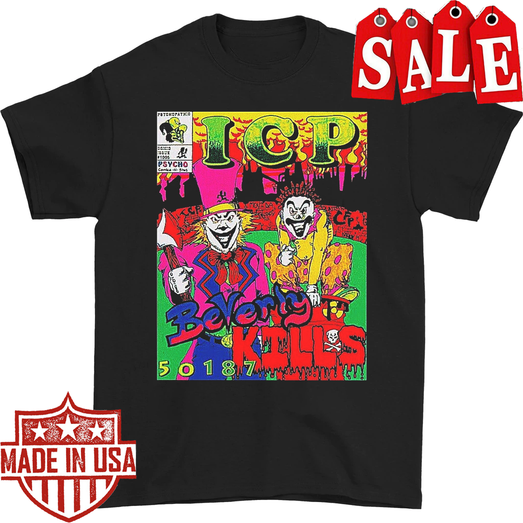 Insane Clown Posse band T-shirt Black Short Sleeve All Sizes | eBay