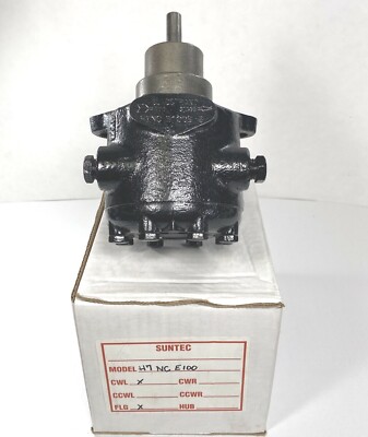 Sundstrand H7NC E100B 5 Suntec Oil Burner Fuel Pump Two Stage H7NCE100B5 RARE