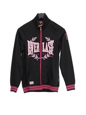 Everlast Women's Jacket Uk 10 Black Graphic 100% Polyester Bomber Jacket