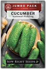 - Bulk National Pickling Cucumber Seeds for Planting - 6 Grams, 200 Seeds - Non-