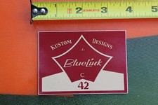 BLUELINK Kustom Designs Clothing Surfboards Skate V15a Vintage Surfing STICKER