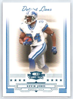 2006 Donruss Threads Kevin Jones #7 /200   Blue Detroit Lions