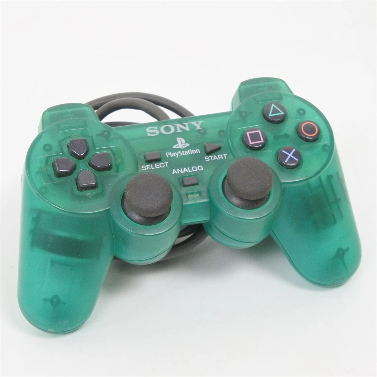 PS1 Analog Controller DUALSHOCK Emerald SCPH 1200 Playstation