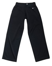 Nike Women's Dri Fit Black Athletic Yoga Pants Pockets Drawstring Medium