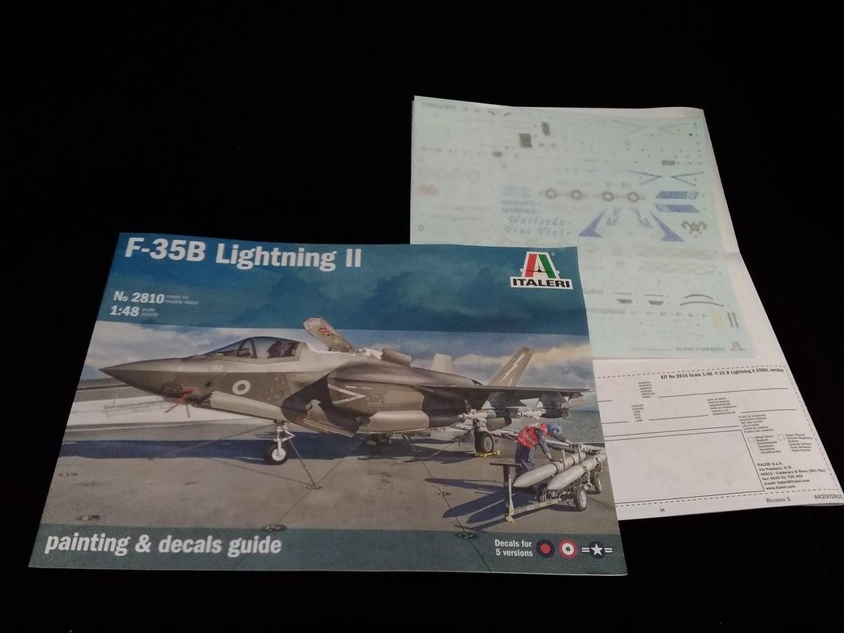 Italeri F-35 B Lightning Ii 1/48 Scale | eBay
